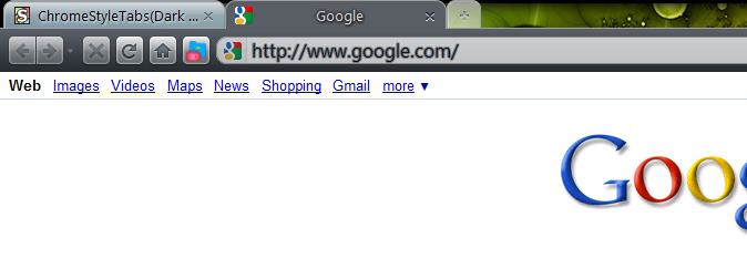 Chrome StyleTabs (dark gray) (Firefox 3 only)
