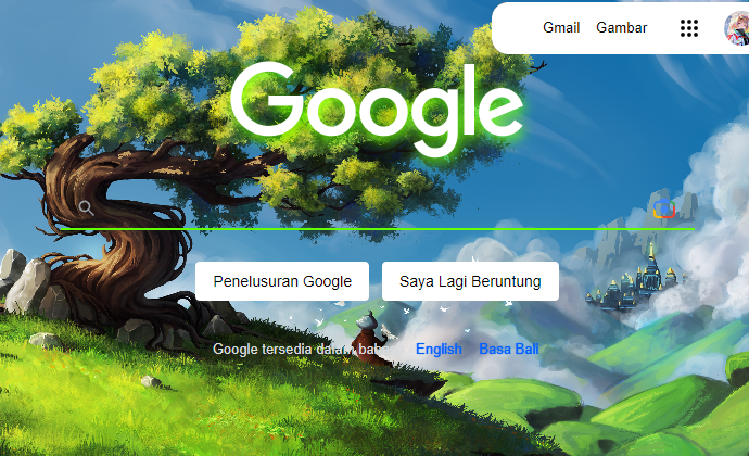 Green Landscape Theme