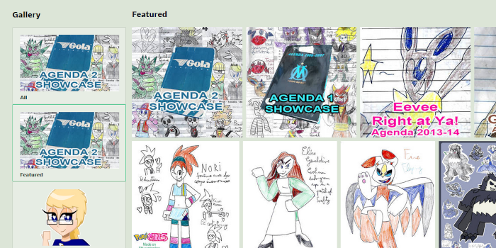 DeviantArt - Folders on the Left With Thumbnail