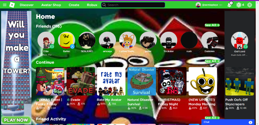 dave and bambi golden apple theme for roblox