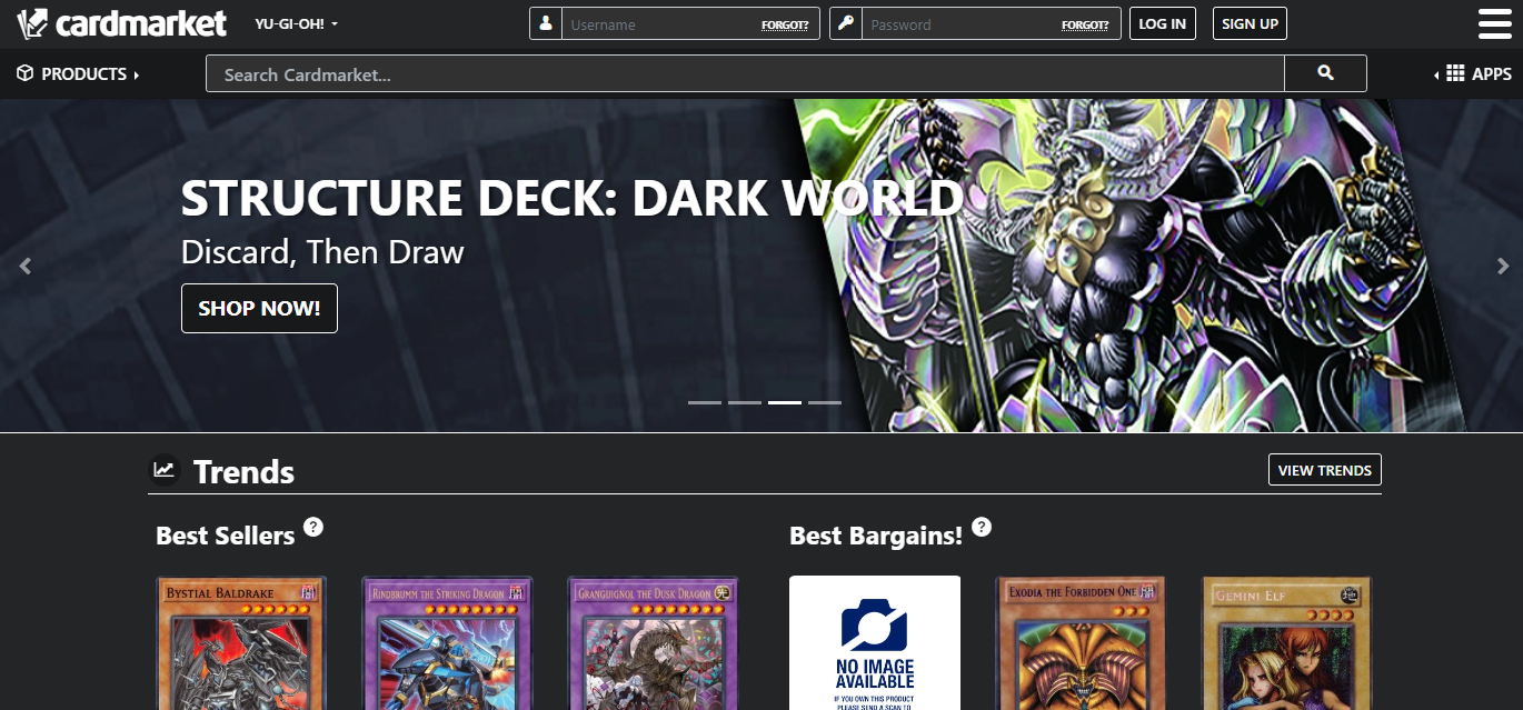 Cardmarket - Dark Mode