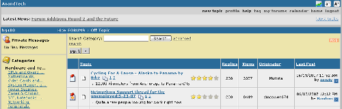 Anandtech - Yellow theme