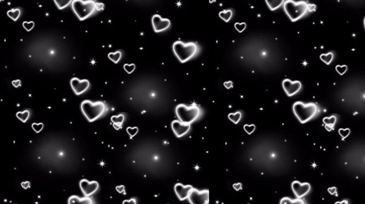 White Glowing Hearts - Roblox BG
