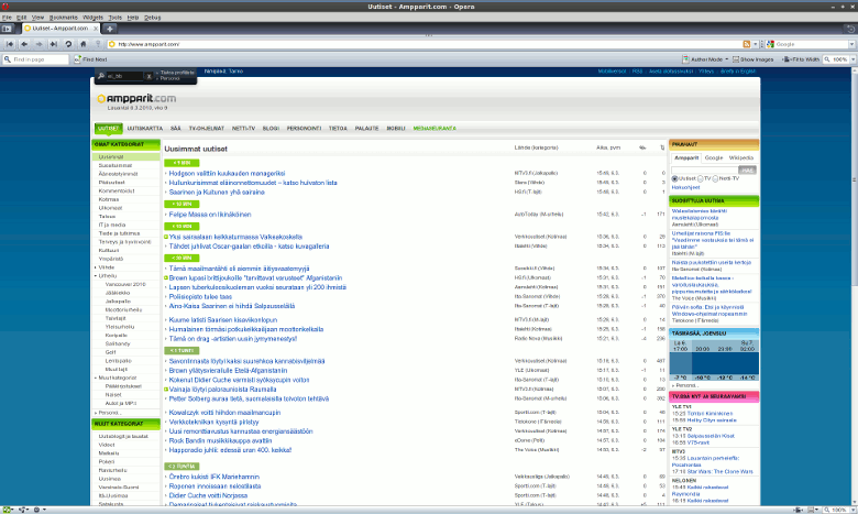 Remove text-ads and empty spaces from ampparit.com