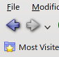 Drop shadow on back/forward buttons