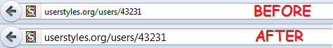 Awesome bar, Seach box - Increase font size