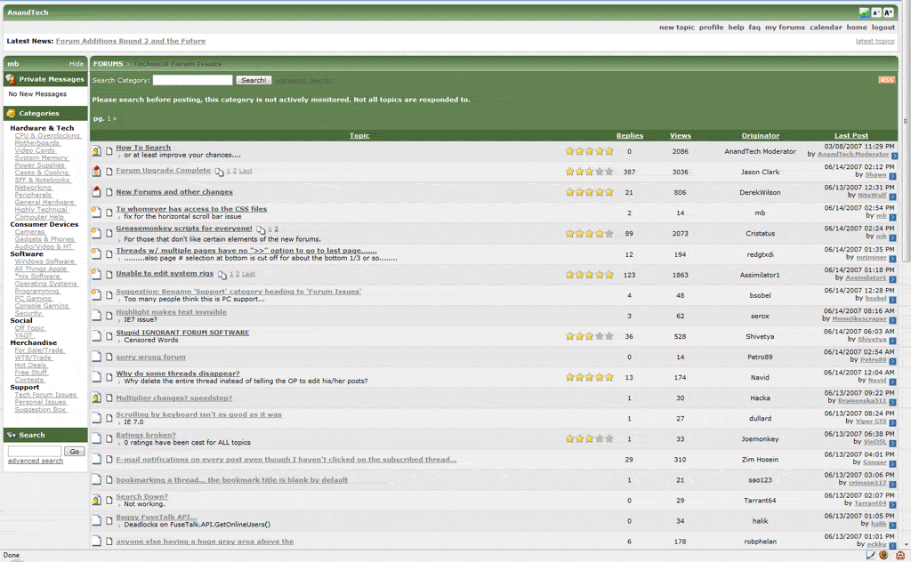 Fix anandtech forum themes