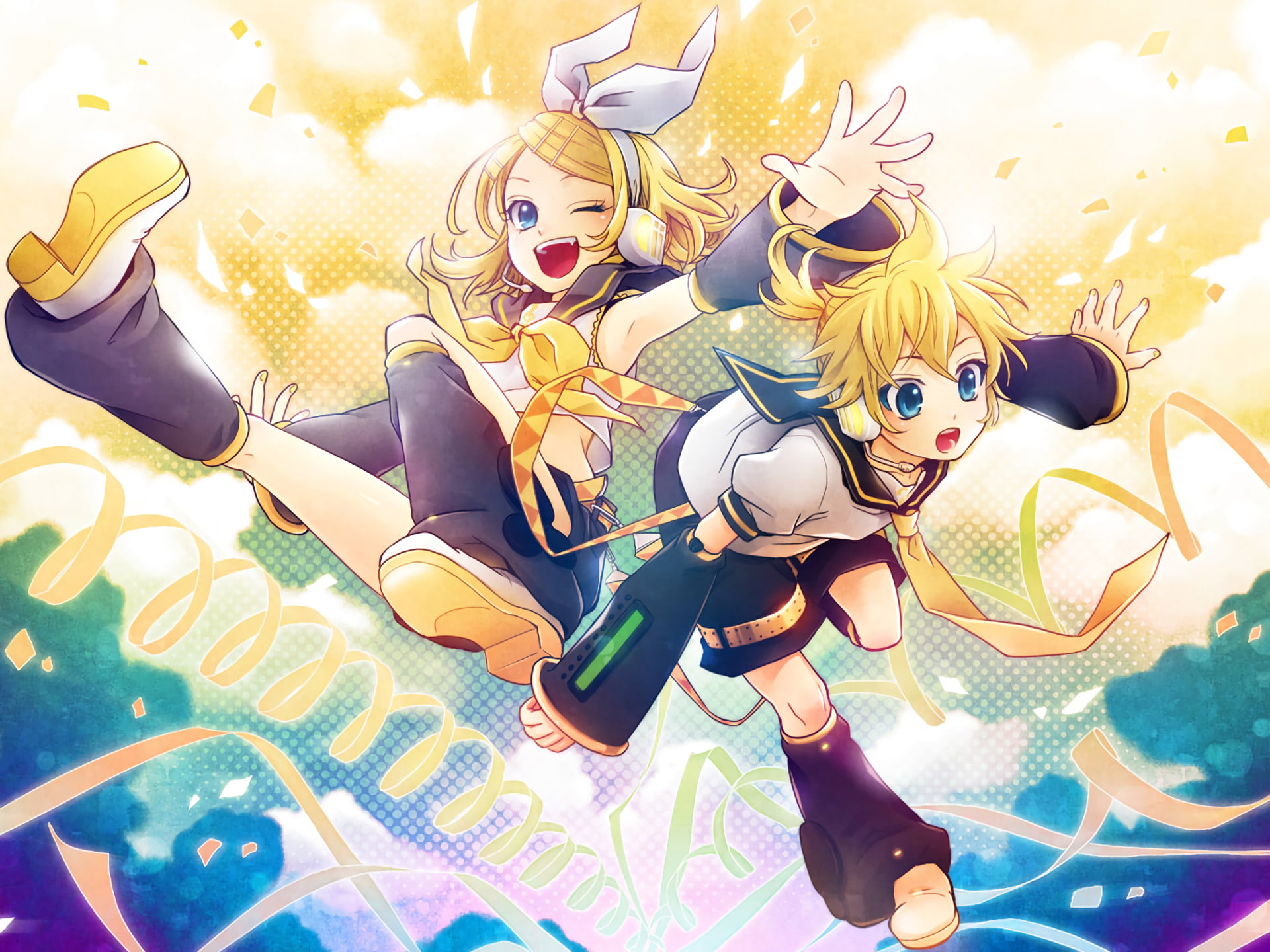 rin and len uwu xd