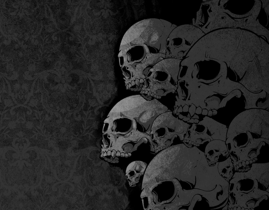 Skull wallpaper (;jgf)