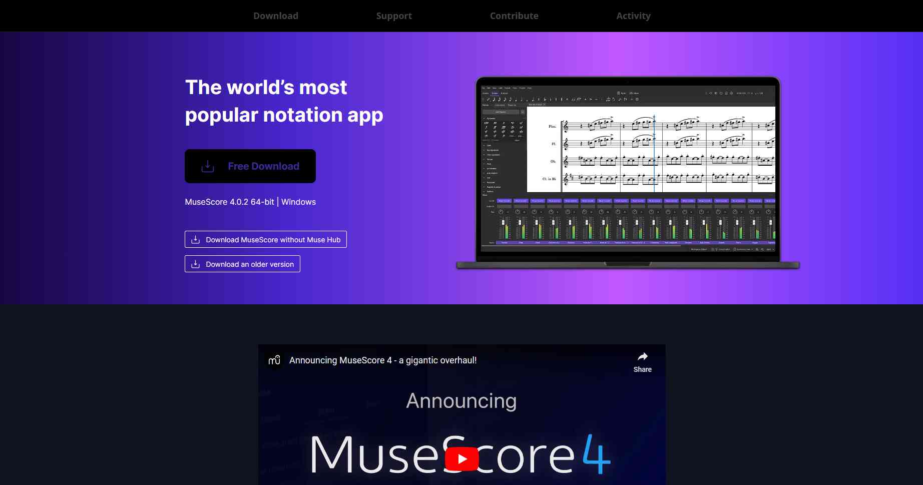 MuseScore.org / Dark