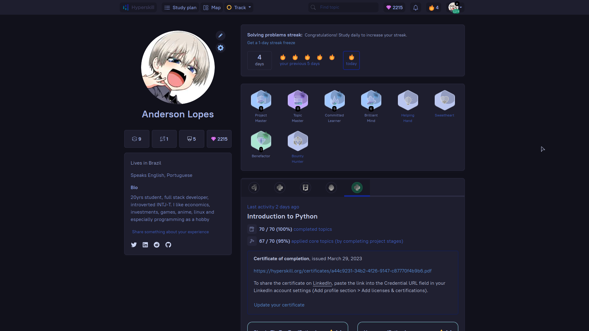 Catppuccin Hyperskill Dark-Reader Fixes