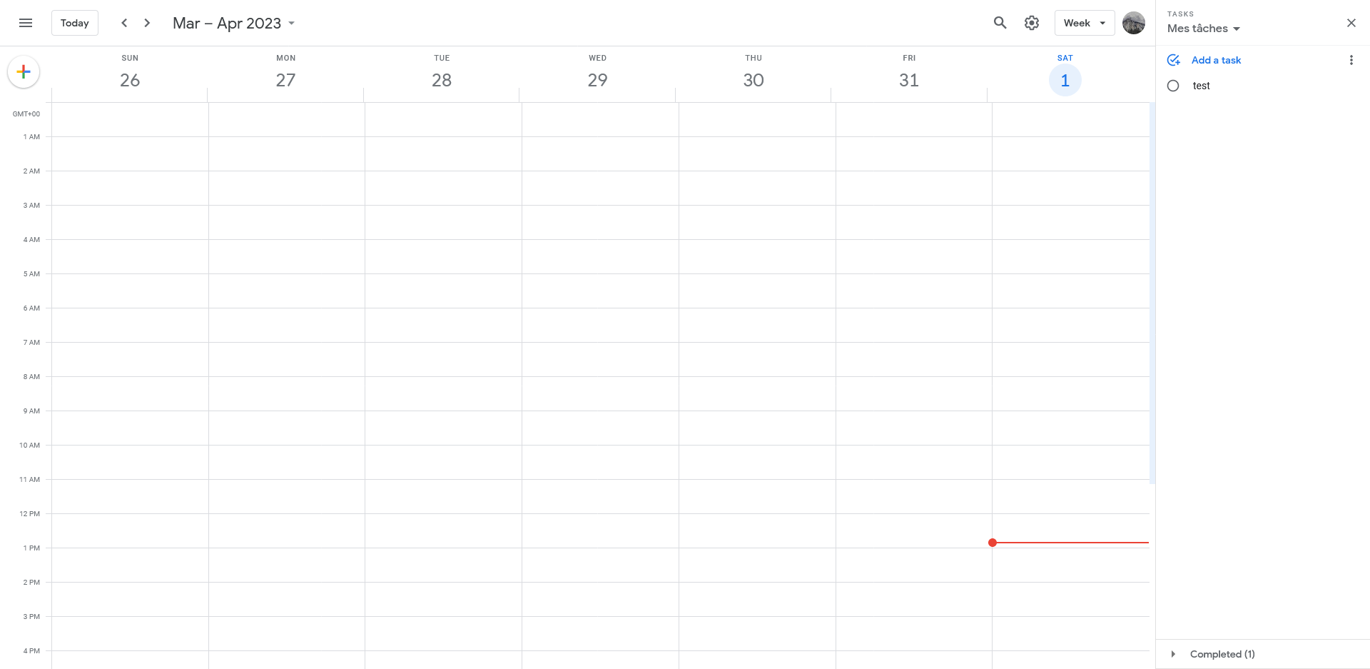 Google Calendar Minimal UI