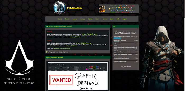 Tema Filelist Assassin's Creed