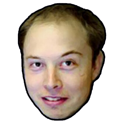 Hide Twitter Blue & Doge w/ Bald Elon logo