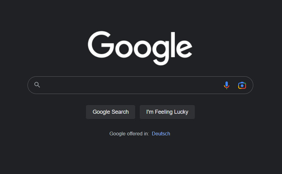 google dark clean mods