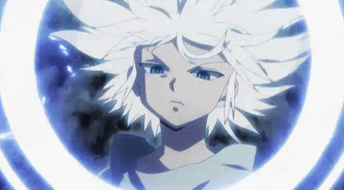 Killua gif background for Discord