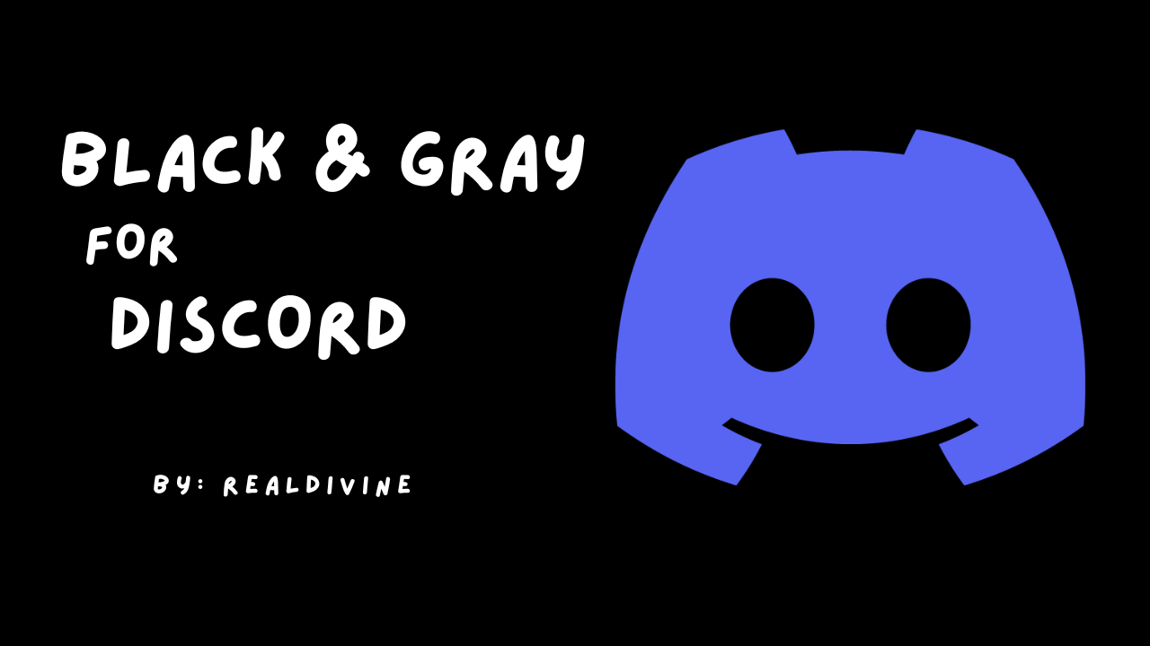 Discord Black & Gray Theme