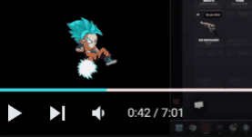 Goku progress bar
