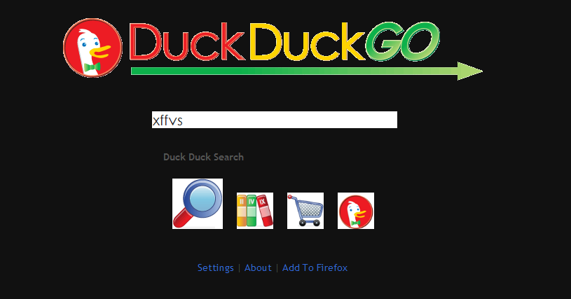 Burnt Duck - DuckDuckGo Dark style