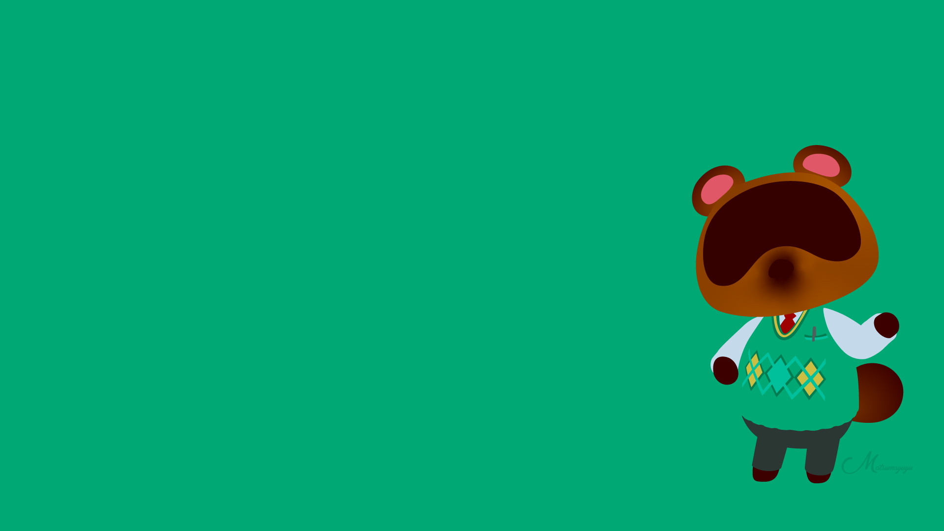 Animal Crossing Tom Nook Roblox Wallpaper