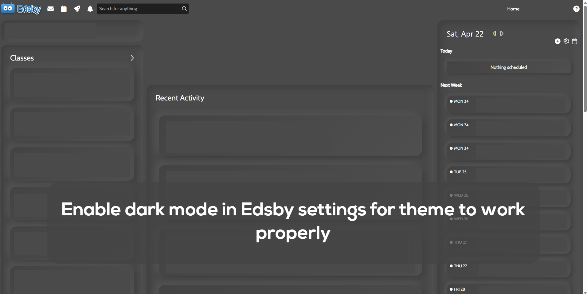 Neumorphic Edsby