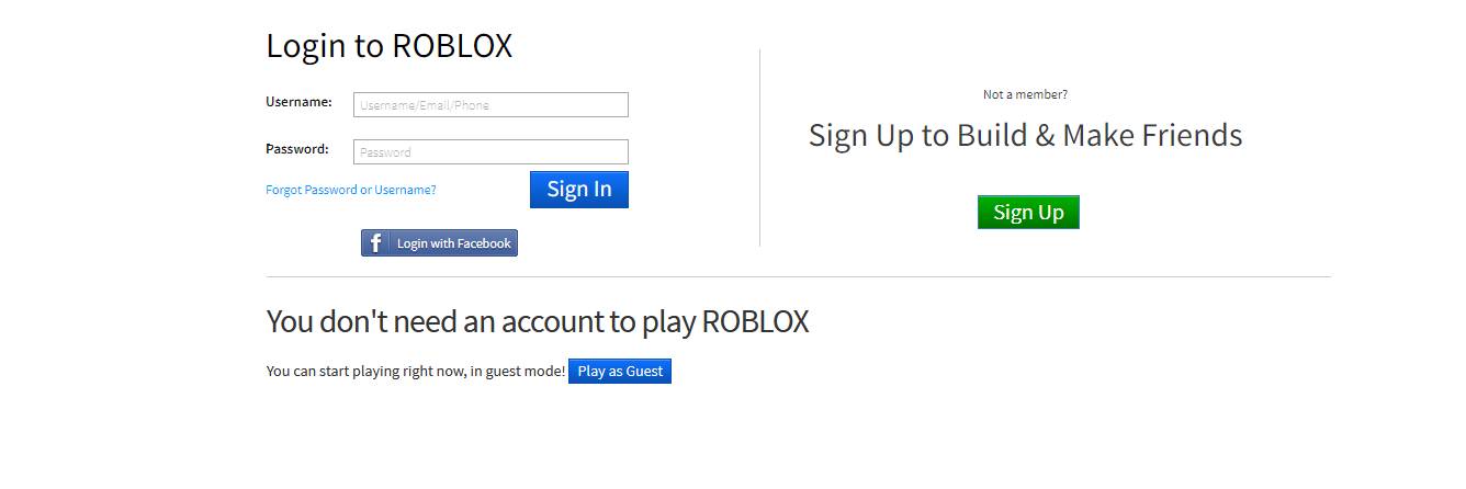 ROBLOX 2016 Log In Page (FIXED)