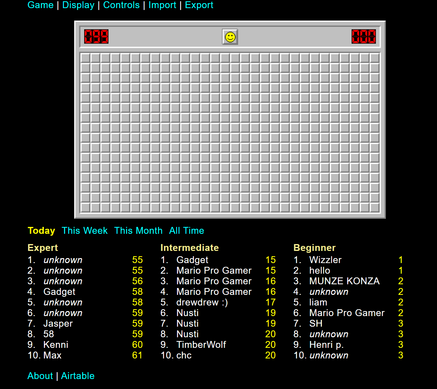 MineSweeper Online  by BamaBraves