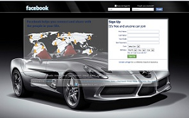 FACEBOOKSKIN.COM MERCEDEZ BENZ SLR