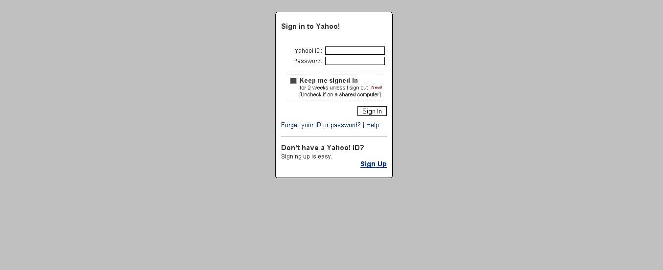 clean white - Yahoo Mail Login