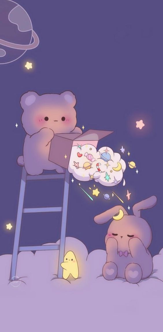Cute bear kawaii theme