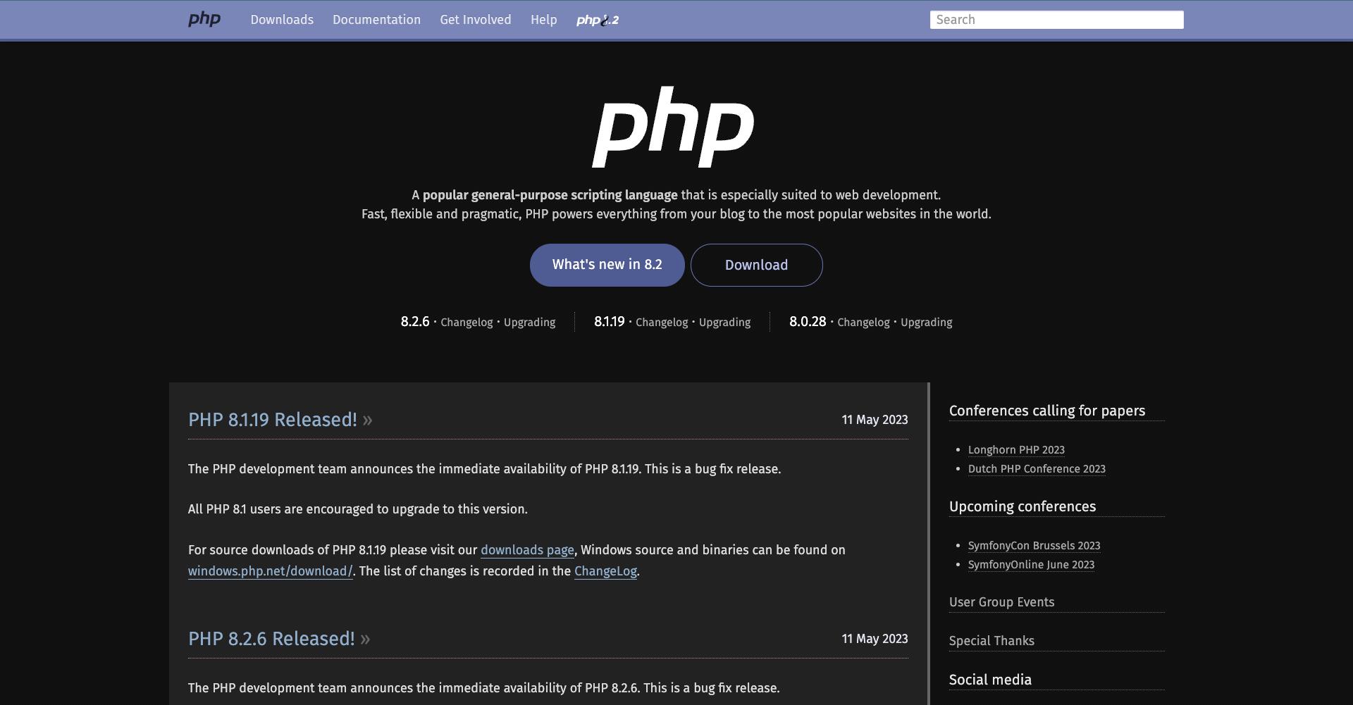 Dark php.net