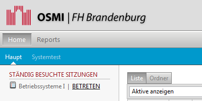 OSMI | Sprechstunde: Logo ersetzt