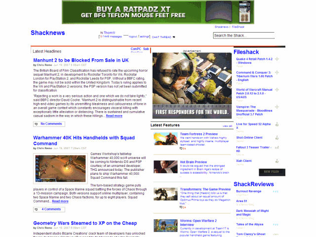 Shacknews Safe-For-Work 2011