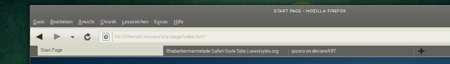 Rhabarbermarmelade Safari-Style Tabs
