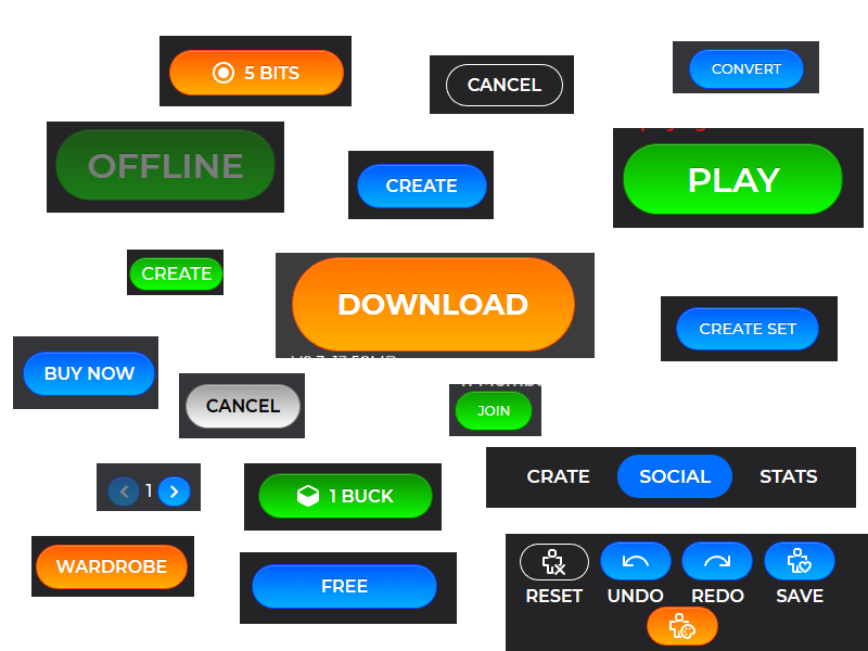 BRICK HILL AERO BUTTONS