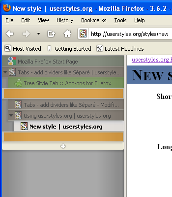 Separe-like blank tab dividers (vertical-friendly)