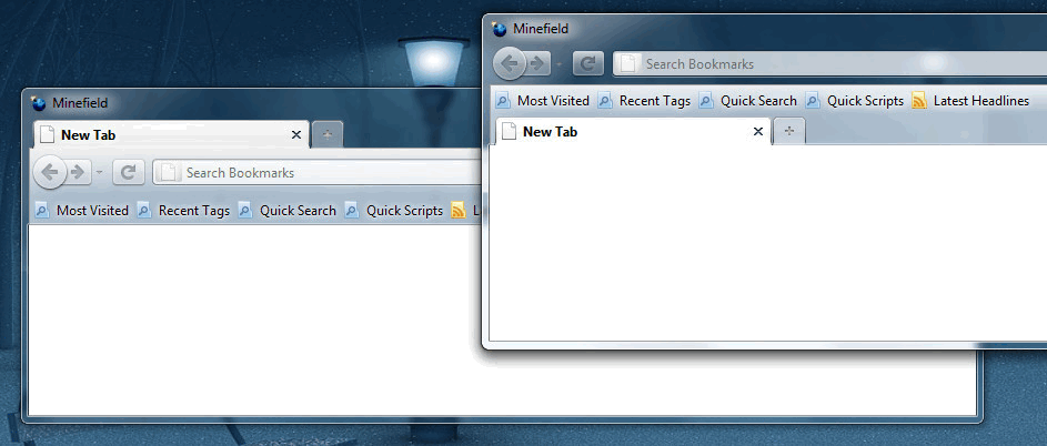 Firefox 4 Theme for Firefox 3.7a4+ (Minefield)