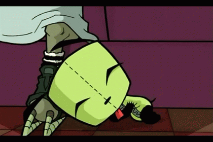 youtube - invader zim, gir logo
