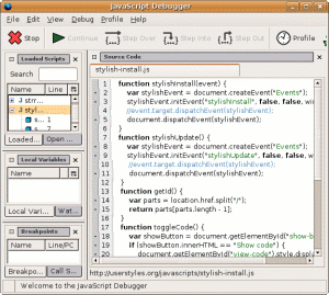 JavaScript Debugger - Reduce font size