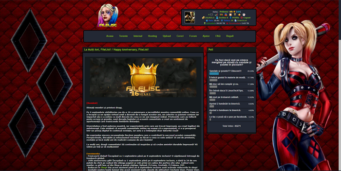 Tema Filelist Harley Quinn