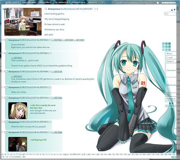 4chan - Miku Theme