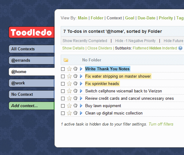 Toodledo Me Too