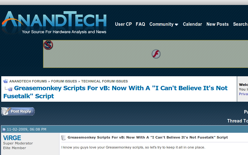 AnandTech Forums - 2010 Design