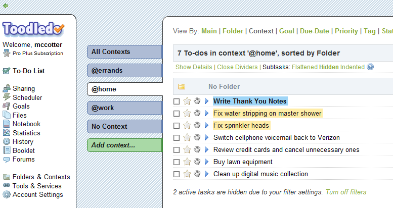 Toodledo Me Too - Light
