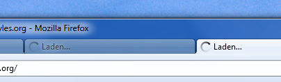 Firefox | Loading Throbber Nr. 1 (Black)