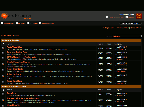 SKYY's Dark Ars Technica Openforums