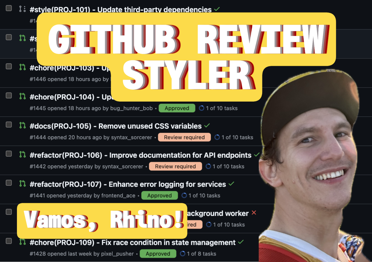 Github MR color customizer