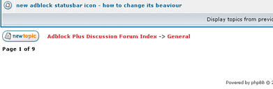 p2ForumForFree Cleanup, AdBlock Plus