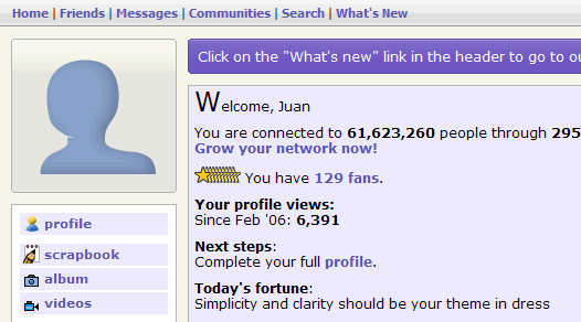 Yahoo! Mail Orkut Style