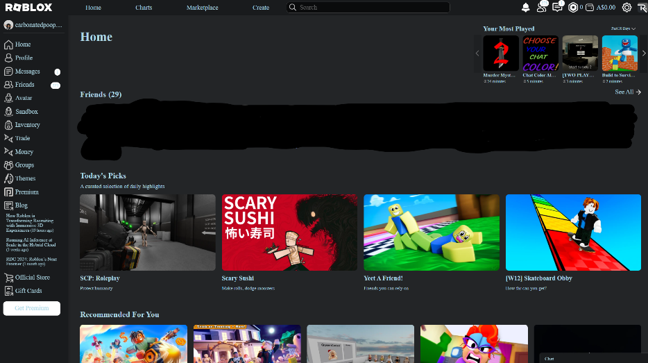 Blue Text For Roblox